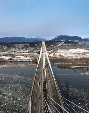 Vancouver Port Mann Bridge FTB 225 high intensity strobe